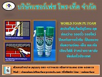 World Foam + Kori Foam สเปรย์โฟมโพลียูรีเทนเอนกประสงค์