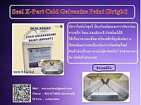 Seal X-Pert Cold Galvanize Paint (Bright)กัลาววไนท์บริสุทธิ์ป้องกันสนิม สีบรอนซ์เงิน